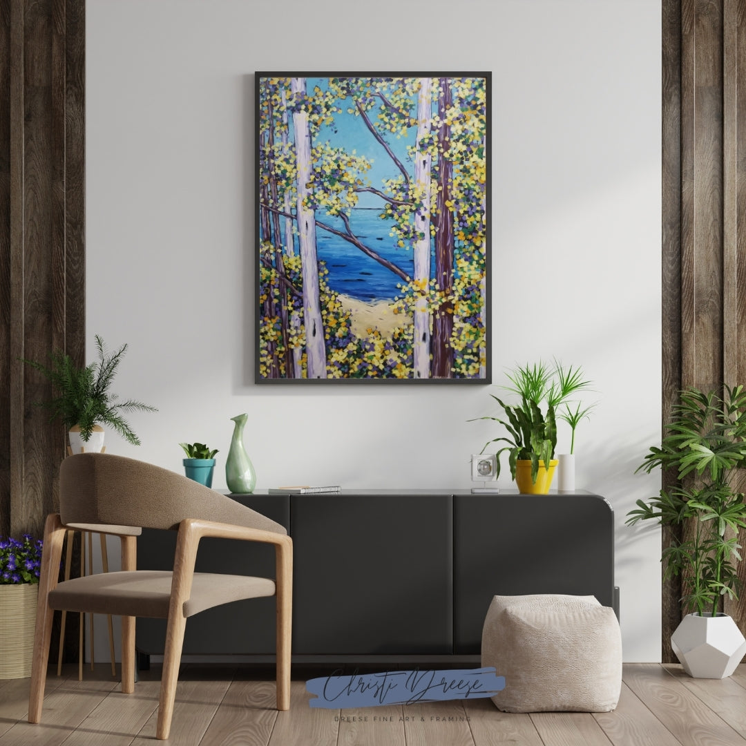 "Overlooking the Bluff" Oil Painting on Canvas. Artist Christi Dreese