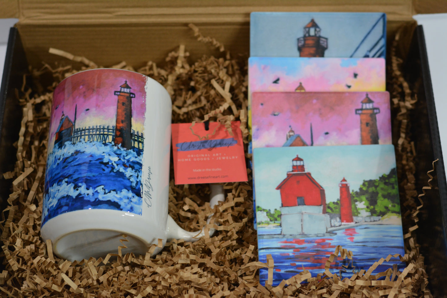 Grand Haven Lighthouse Gift Set