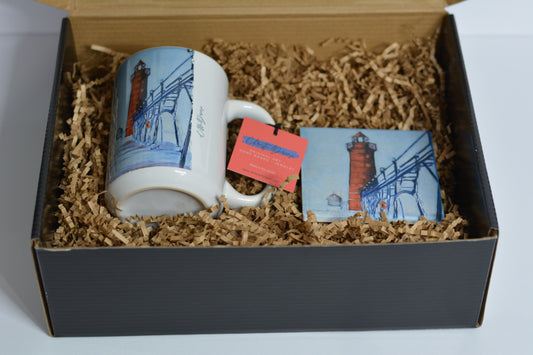 Grand Haven Lighthouse Personalized Gift Set