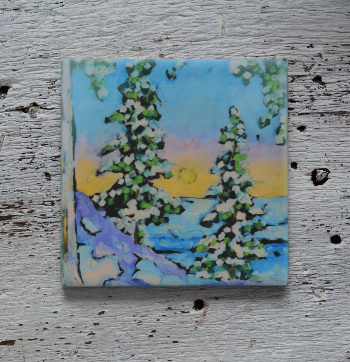 Coaster/ Trivet/ Magnet: Winter Sunlight II