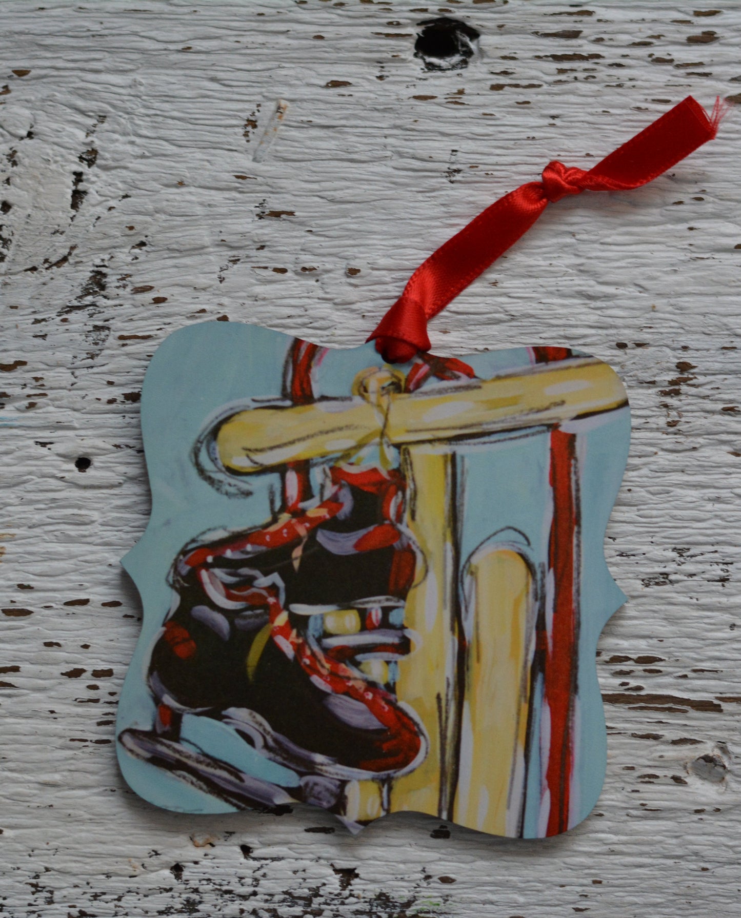 Vintage Christmas Ornaments: Ski's, Skates, Sleds, and Mittens