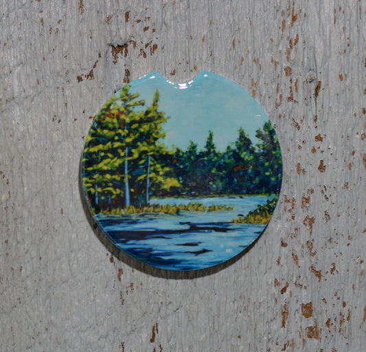 Car Coaster:  Time to Reflect. Artist Christi Dreese