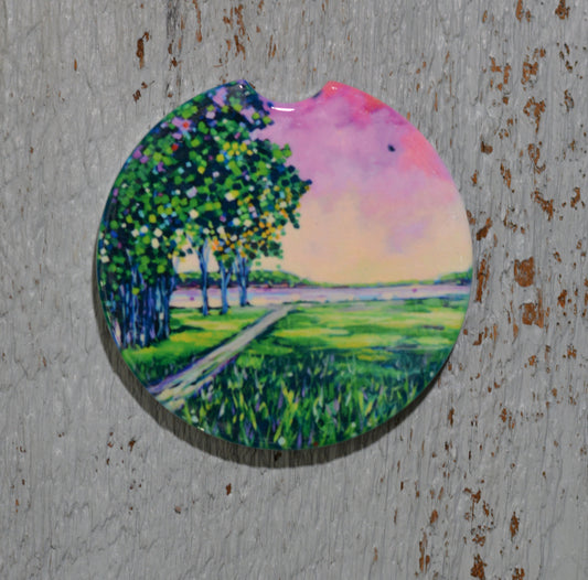 Car Coaster:  Harmony at Sunset. Artist Christi Dreese