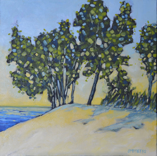 "Rooted in Calm" Original Oil Painting on Canvas, Artist Christi Dreese
