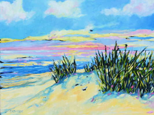 "Where the Lake Meets the Soul" Original Oil Painting on Canvas, Artist Christi Dreese