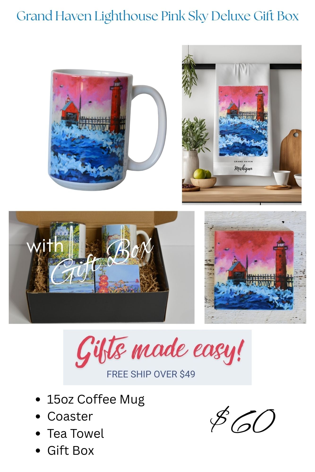 Grand Haven Lighthouse  Gift Box Sets