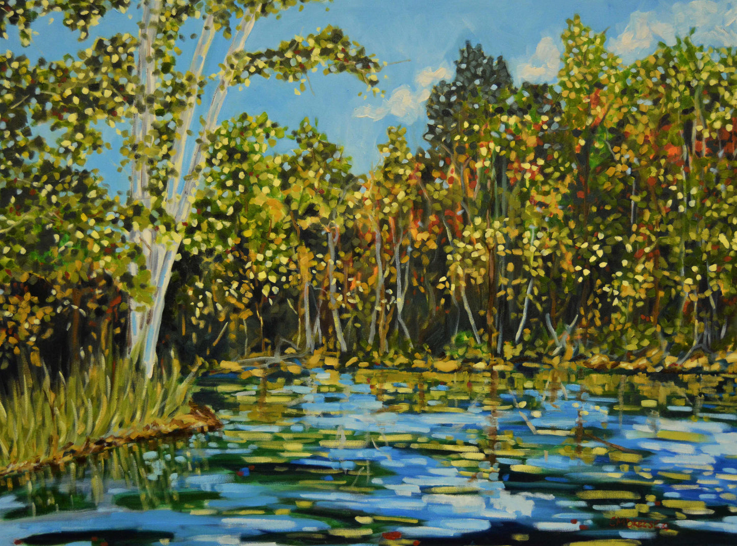 "Indian River" Oil Painting on Canvas. Artist Christi Dreese