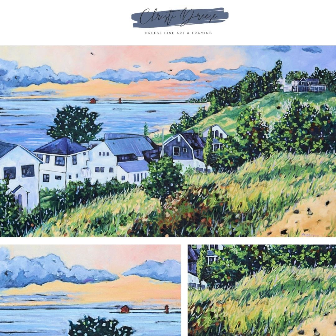 "Views of Stickney Ridge" Giclee Print on Paper or Canvas. Michigan Artist Christi Dreese