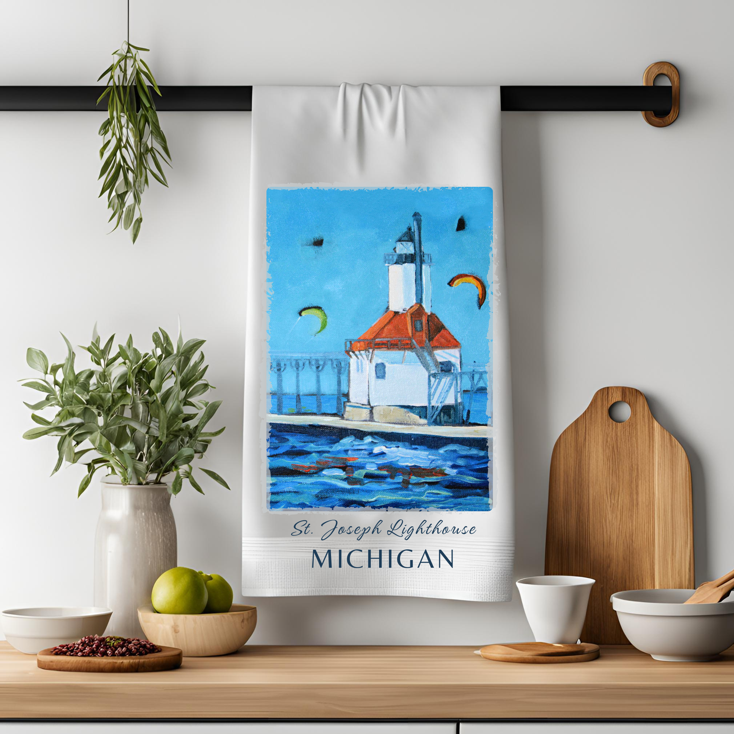 Dish Towel - "St. Joseph Lighthouse"
