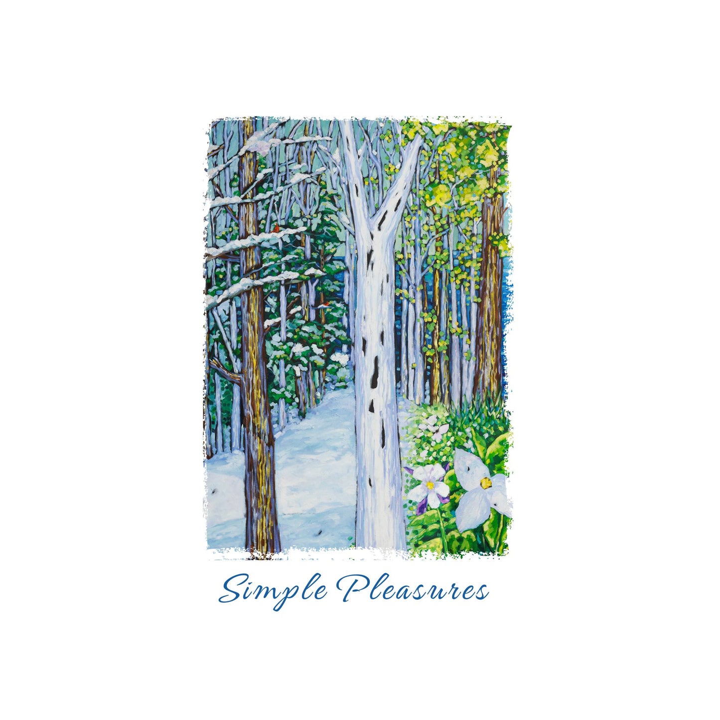 Dish Towel - "Simple Pleasures"