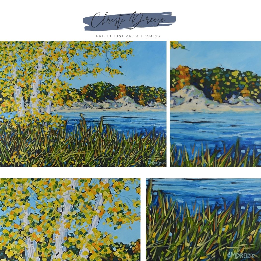 "The Magic Hour of Autumn" Giclee Print on Paper or Canvas. Michigan Artist Christi Dreese