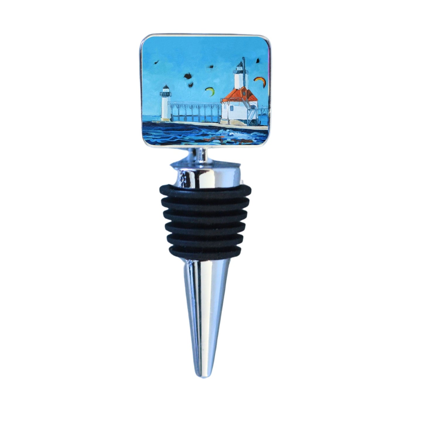 Wine Bottle Stopper: St. Joseph Lighthouse