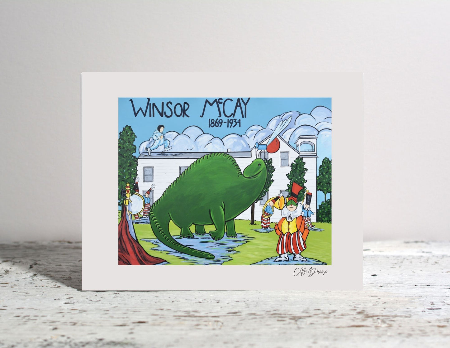 Notecard- Winsor McCay/ Gertie the Dinosaur