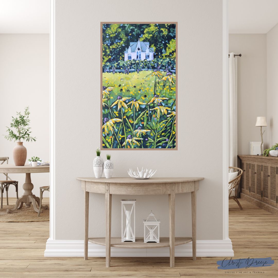 "Mackinac Island - Small Point" Oil Painting on Canvas. Artist Christi Dreese
