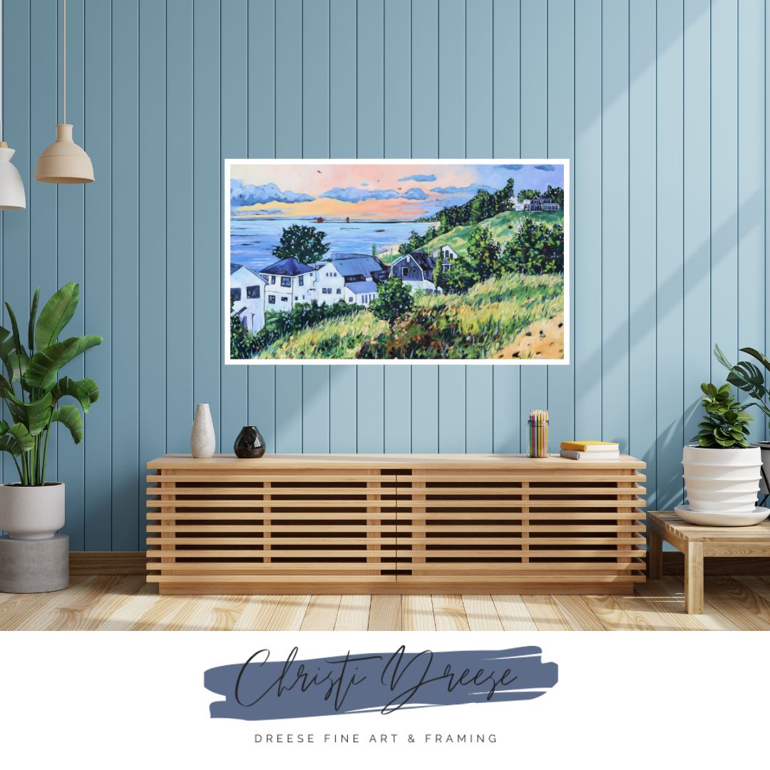 "Views of Stickney Ridge" Giclee Print on Paper or Canvas. Michigan Artist Christi Dreese