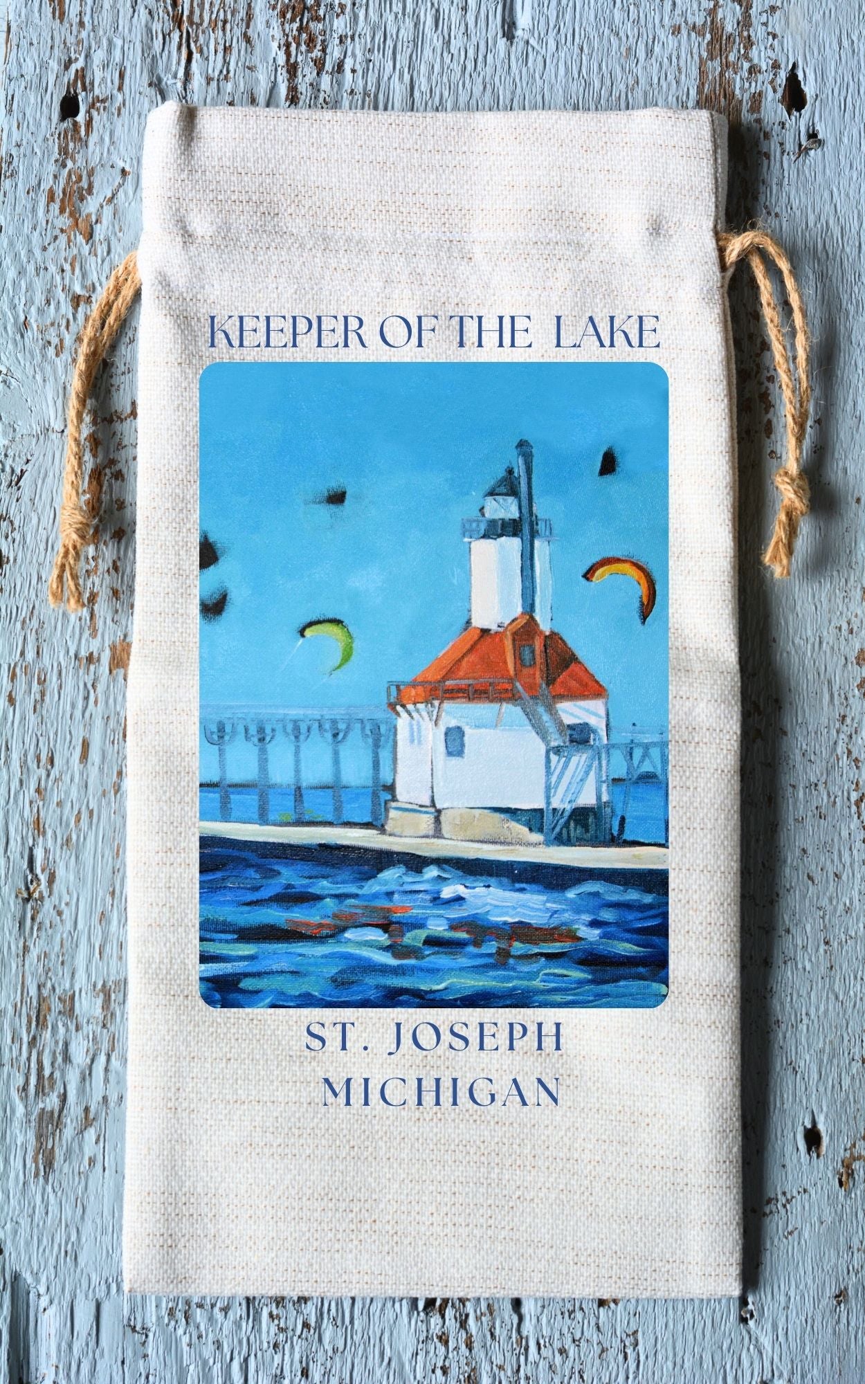 Wine Tote: St. Joseph Lighthouse